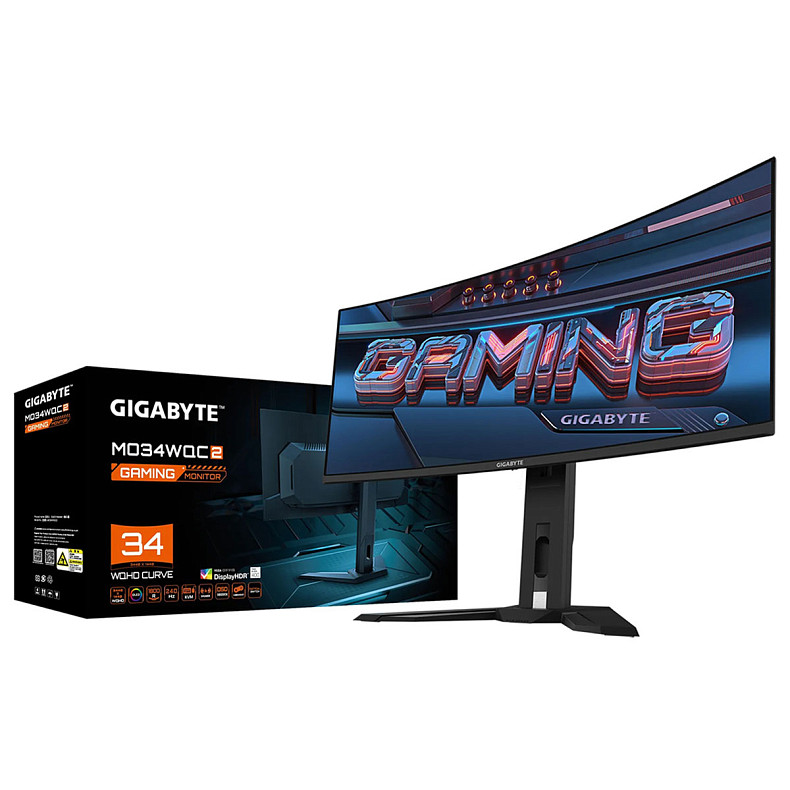 Монітор Gigabyte 34" MO34WQC2