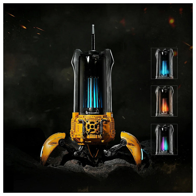 Акустична система Gravastar Supernova Battle-Worn, BT/3.5мм, 25ВТ, жовтий