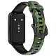 Ремінець BeCover Modern Style для Huawei Band 7/Honor Band 7 Black-Green (709447)