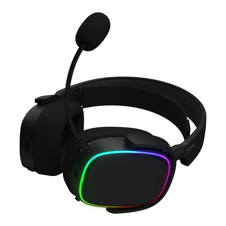 Гарнітура Hator Phoenix Wireless RGB Tri-mode Black (HTA-870)