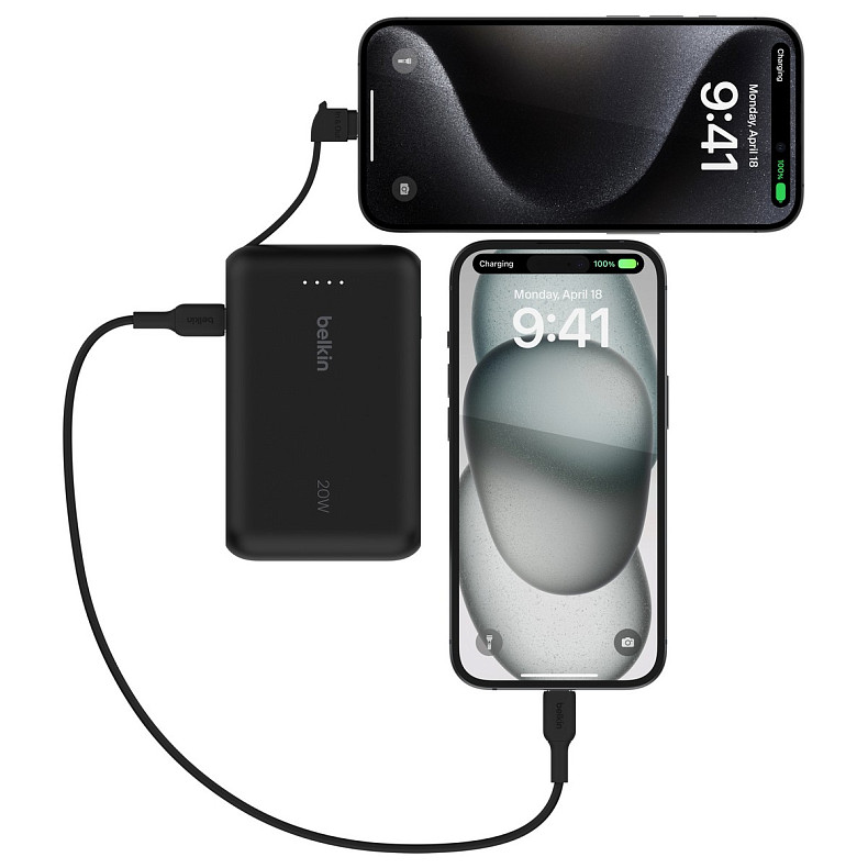 Универсальная мобильная батарея Belkin Boost Charge 10000mAh Black (BPB021HQBK)