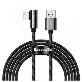Кабель Baseus Legend Series Elbow USB-Lightning, 1м, Black (CALCS-01)