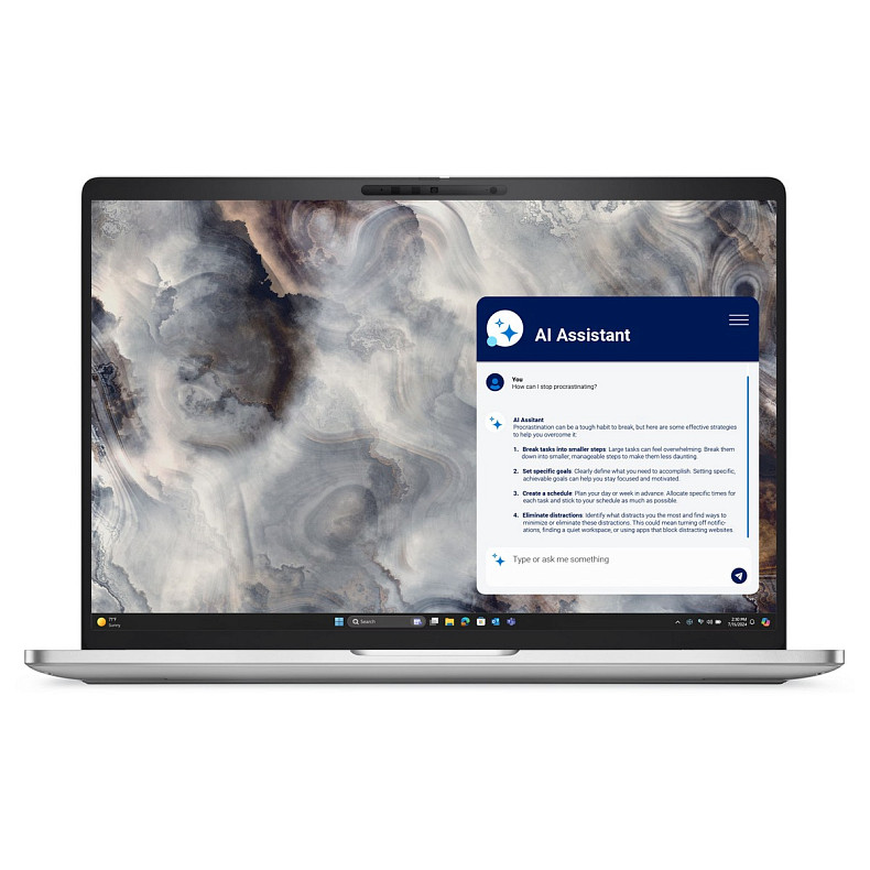 Ноутбук Dell Pro 16 Plus 16" FHD+ AG, Intel U7-265U, 32GB, F512GB, UMA, Lin, сріблястий