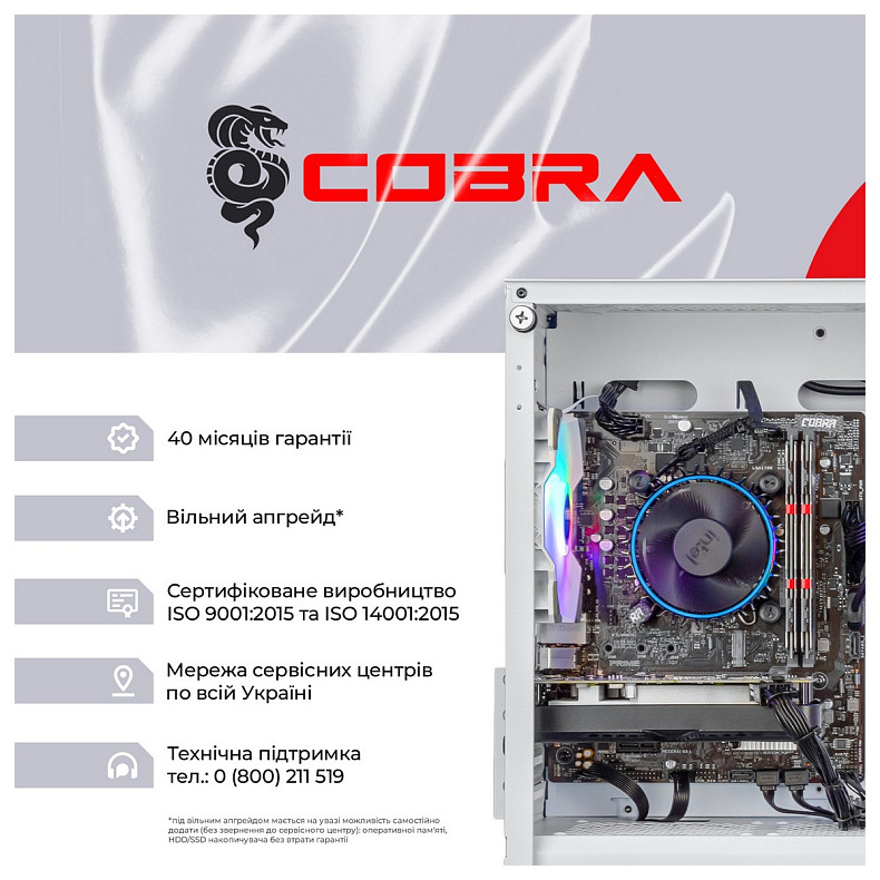 Персональный компьютер COBRA Advanced (I11F.16.H2S4.165.A4415)