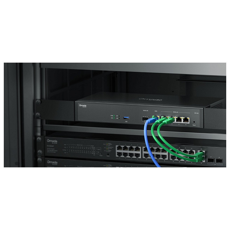 Мультисервісний маршрутизатор TP-LINK ER7406 4xGE LAN/WAN, 1xGE WAN, 1xSFP, 1xUSB3.0