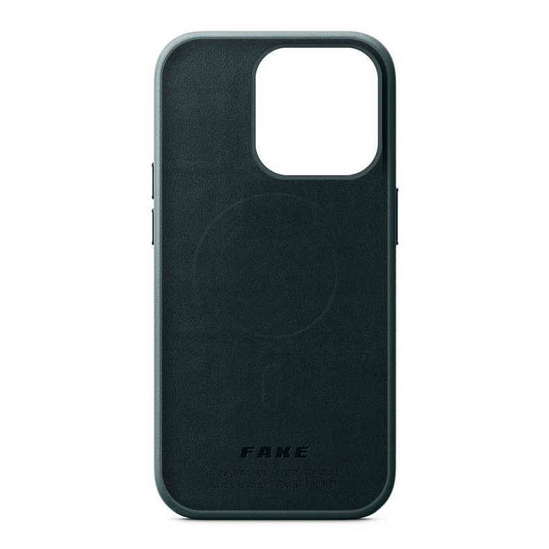 Чехол-накладка Armorstandart Fake Leather для Apple iPhone 14 Pro Shirt Green (ARM64399)