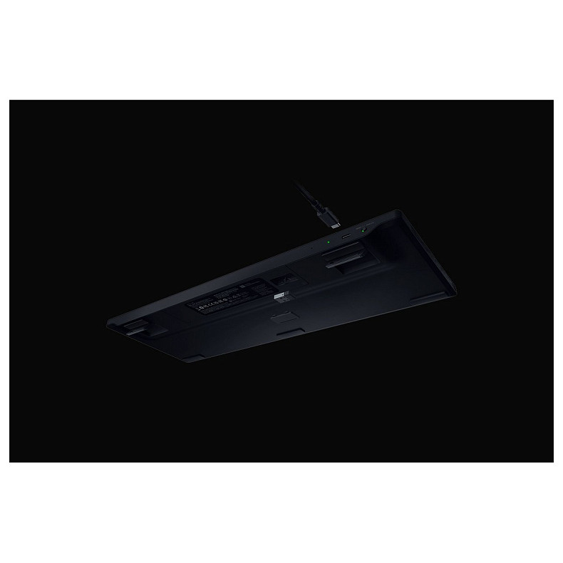 Клавіатура Razer BlackWidow V4 Low-profile HyperSpeed, 104key, Green Switch, USB-A/WL/BT,