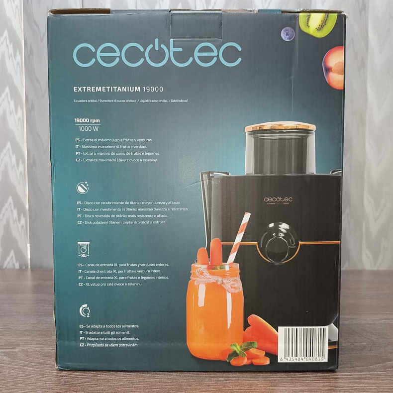Соковитискач CECOTEC Extreme Titanium 19000 - Уцінка
