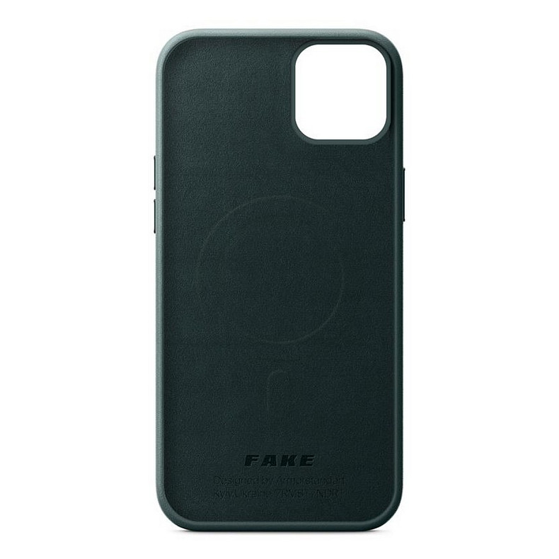 Чохол-накладка Armorstandart Fake Leather Apple iPhone 14 Plus Shirt Green (ARM64396)