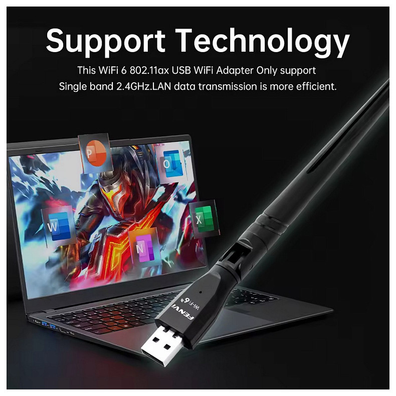 Бездротовий адаптер Fenvi FU-AX300Pro