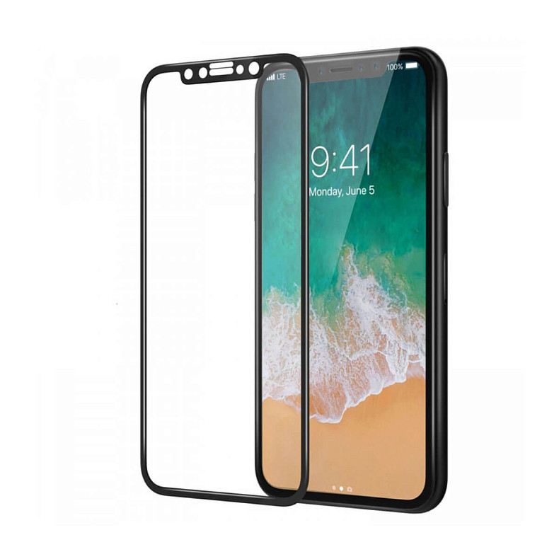 Стекло LUME Protection Full 3D for iPhone 11 Pro Max/XS Max Front Black