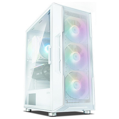 Корпус Zalman I3 Neo, без БЖ, 1xUSB3.0, 2xUSB2.0, 4x120mm RGB fans, TG Side Panel, ATX, білий