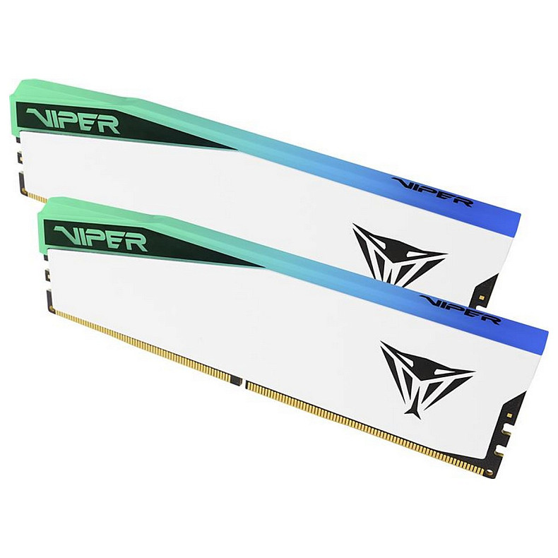 ОЗП DDR5 2x32GB/6200 Patriot Viper Elite 5 RGB (PVER564G62C42KW)