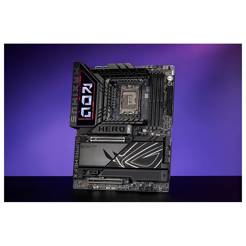 Материнская плата ASUS ROG MAXIMUS Z890 HERO s1851 Z890 4xDDR5 M.2 Thunderbolt HDMI Wi-Fi BT ATX