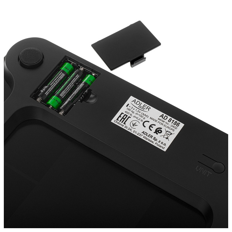 Ваги напольні Adler AD 8186 black