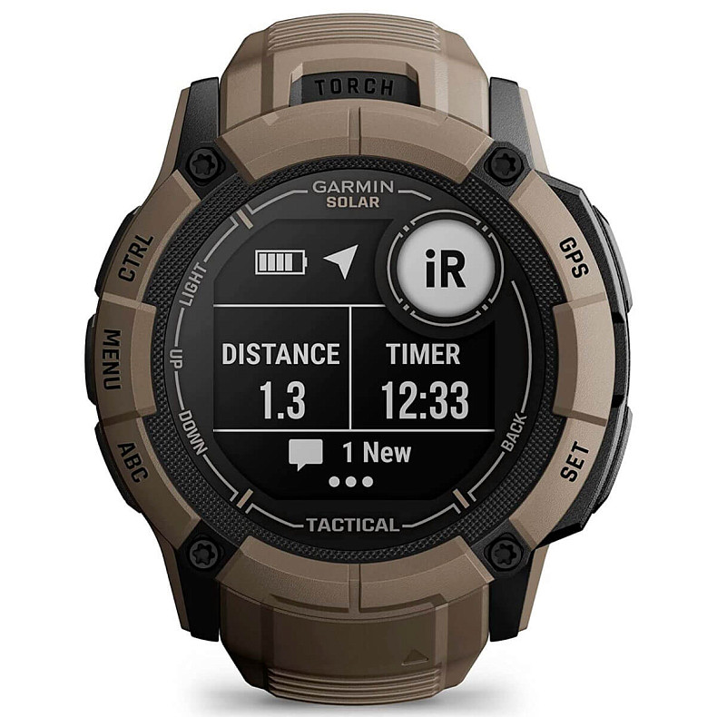 Спортивний годинник GARMIN Instinct 2x Solar Tactical Coyote Tan