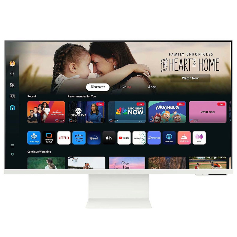 Монитор Samsung SMART VA 4K 32",3840*2160,60 Гц LS32DM801UIXUA
