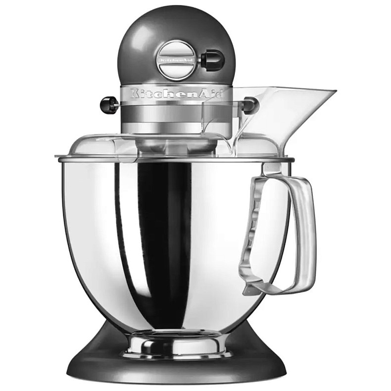 Кухонный комбайн KitchenAid Artisan 4,8 л 5KSM175PSEMS с откидным блоком серебряный медальон