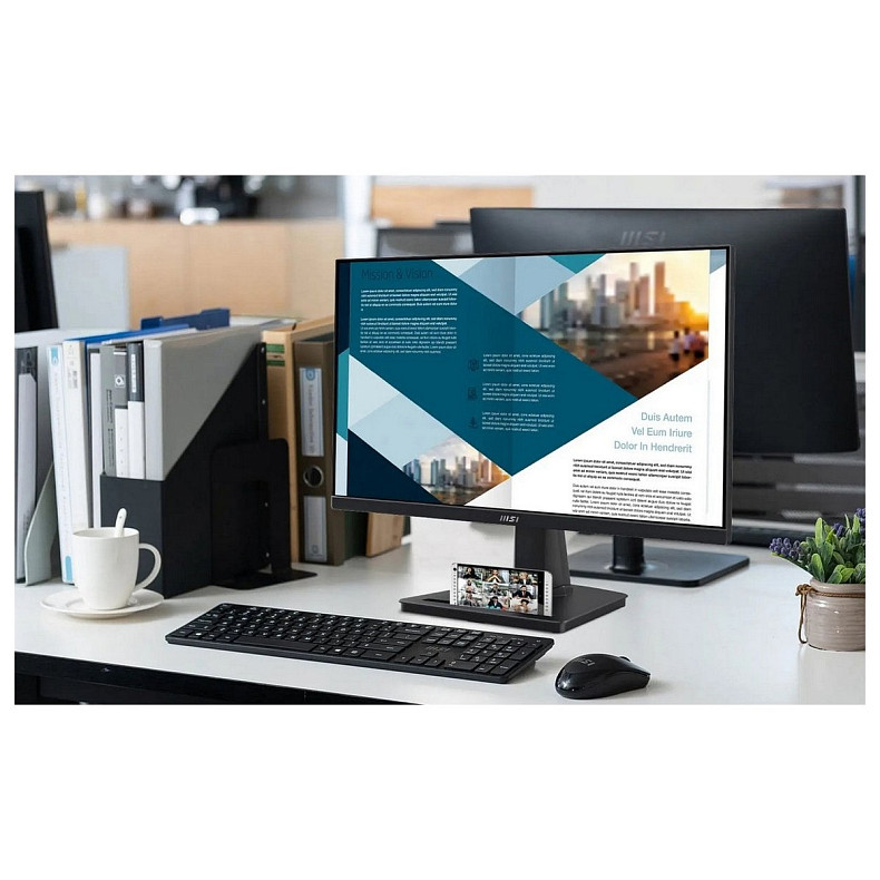 Монітор MSI Pro MP225V 21.5" VA Чорний 100 Гц