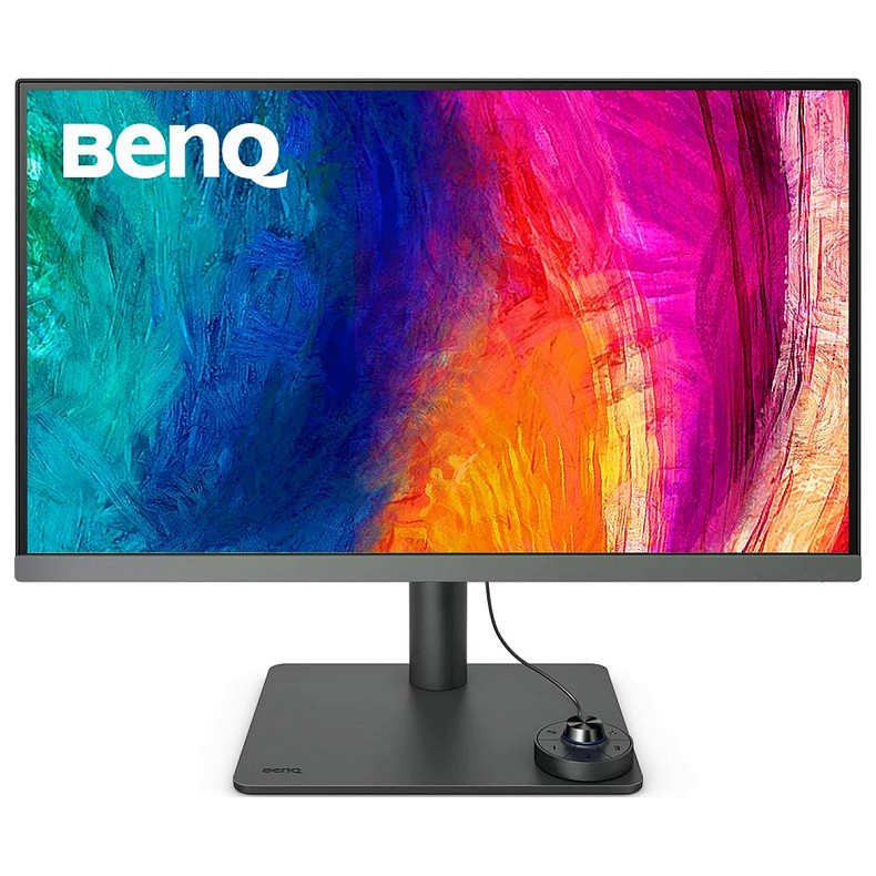 TFT 27" BenQ PD2706U, 4K UHD, IPS, 99% sRGB, HDR10, HDMI, DP, USB-C, USB-hub, HAS, колонки