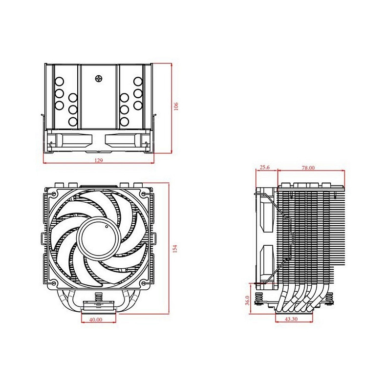 Кулер процессорный ID-Cooling SE-226-XT ARGB