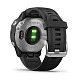 Мультиспортивные часы GARMIN Fenix 6S Silver with Black Band