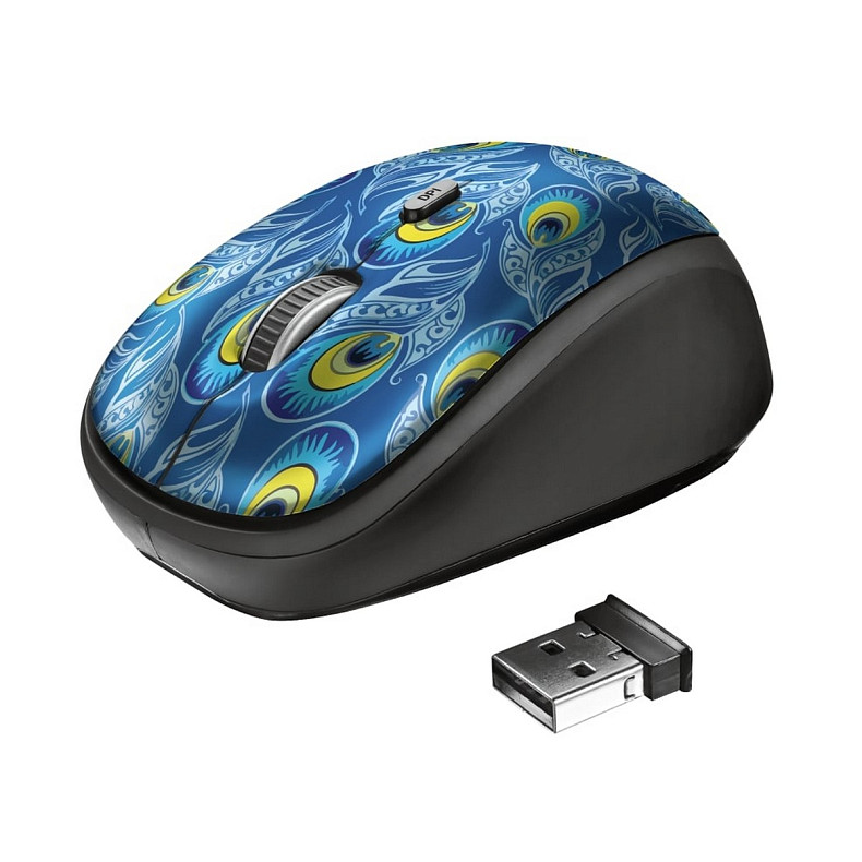 Мишка Trust YVI WIRELESS MOUSE PEACOCK