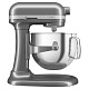 Кухонний комбайн KitchenAid Artisan 6,6 л 5KSM70SHXECU з підйомною чашею, сріблястий