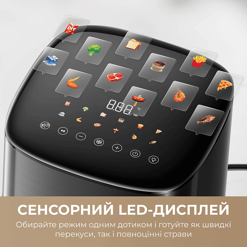 Мультипечь MOVA AeroChef FD10s Pro Black
