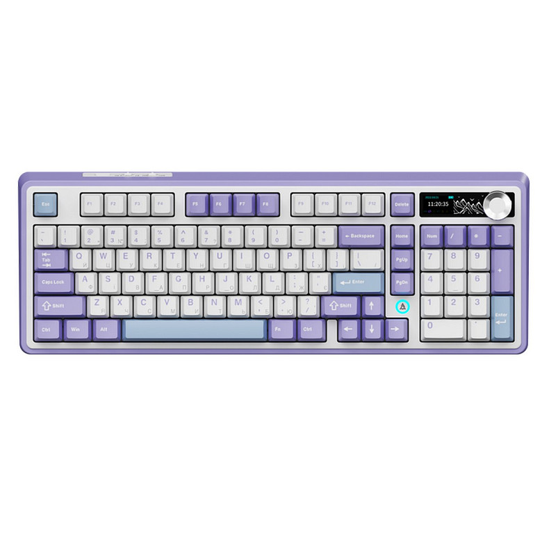 Клавіатура Ajazz AK980 Clear Sky Switch Purple (AK980-CS-PWB)