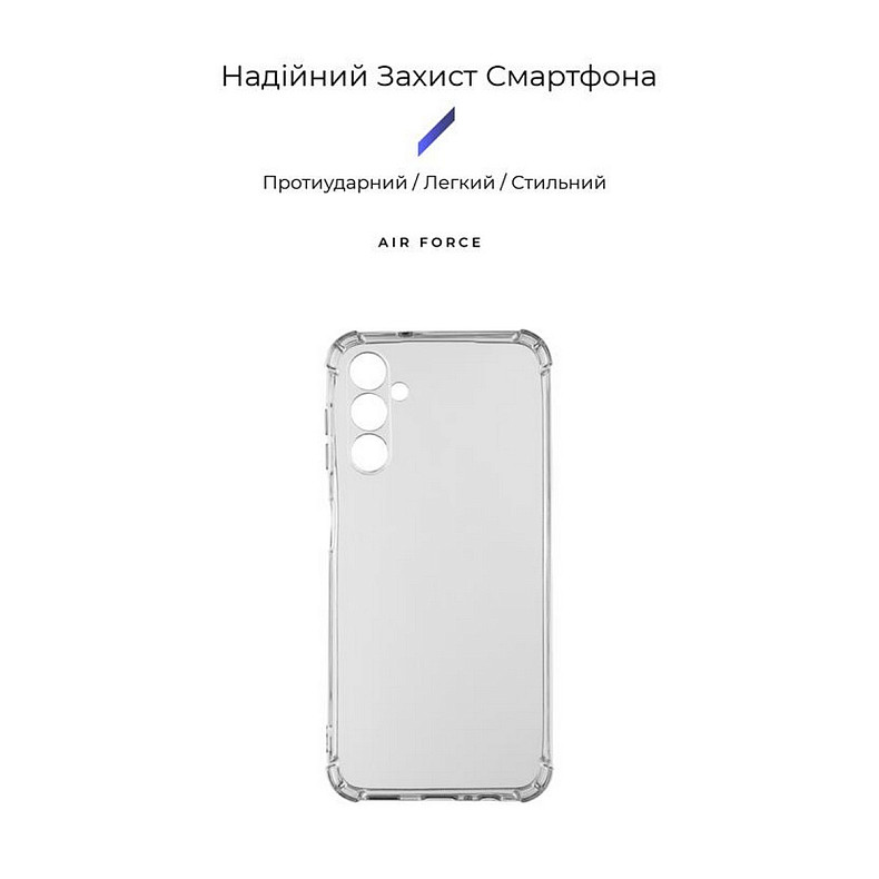 Чохол-накладка Armorstandart Air Force для Samsung Galaxy A14 SM-A145 Camera cover Transparent (ARM6