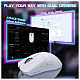 Мишка Attack Shark X1, Wireless/Bluetooth, 40000dpi. (PAW3395PRO), 6кн., White