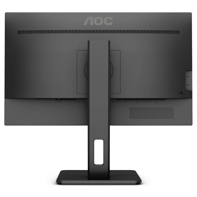 TFT 23.8" AOC 24P2C, IPS, 75Гц, DP, HDMI, USB хаб, HAS, Pivot, колонки, черный