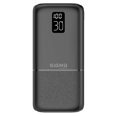 Універсальна мобільна батарея Sigma mobile X-Power SI30A3QL 30000mAh Black (4827798423912)_