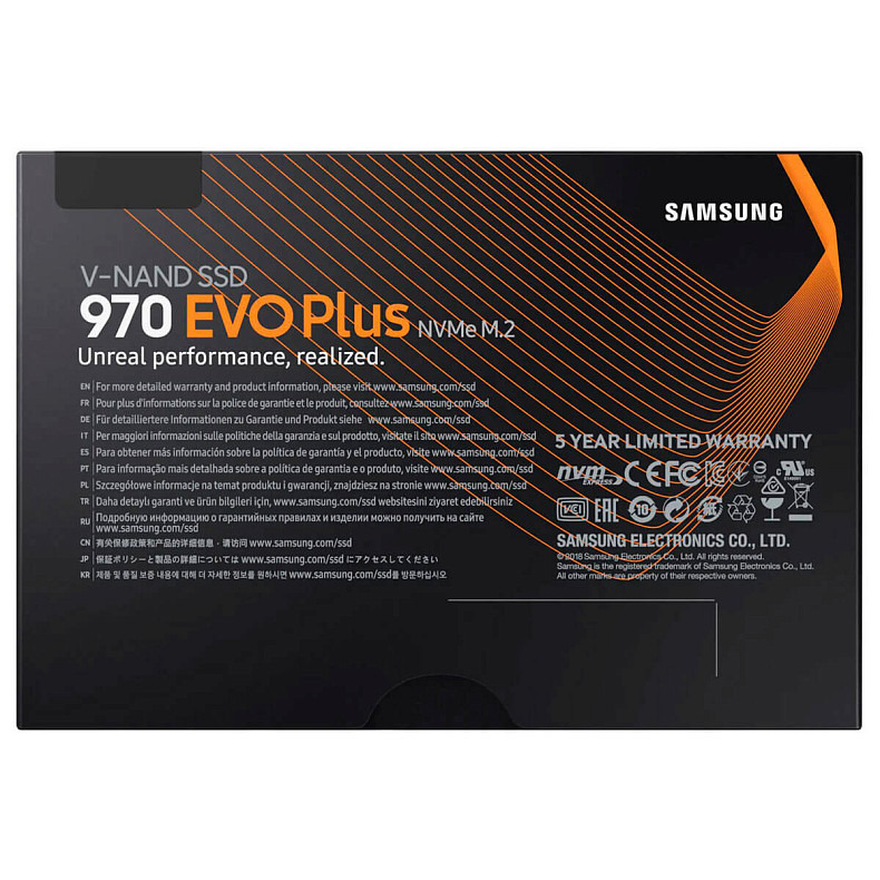 SSD диск Samsung 970 EVO Plus 1 ТB (MZ-V7S1T0BW)