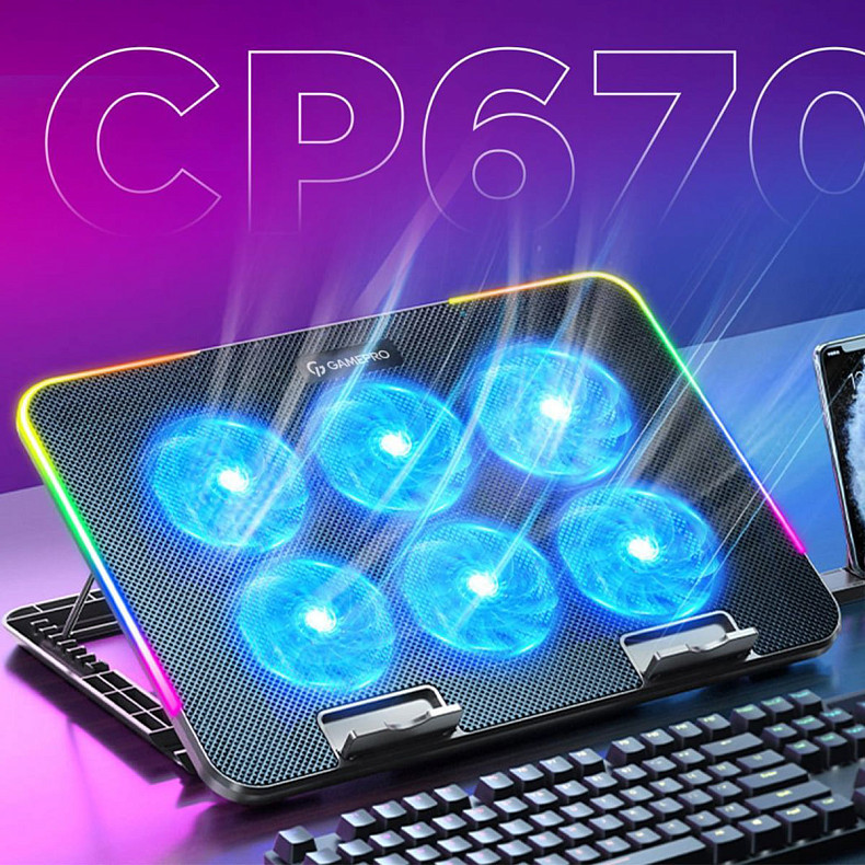 Підставка для охолодження ноутбука GamePro (CP670)