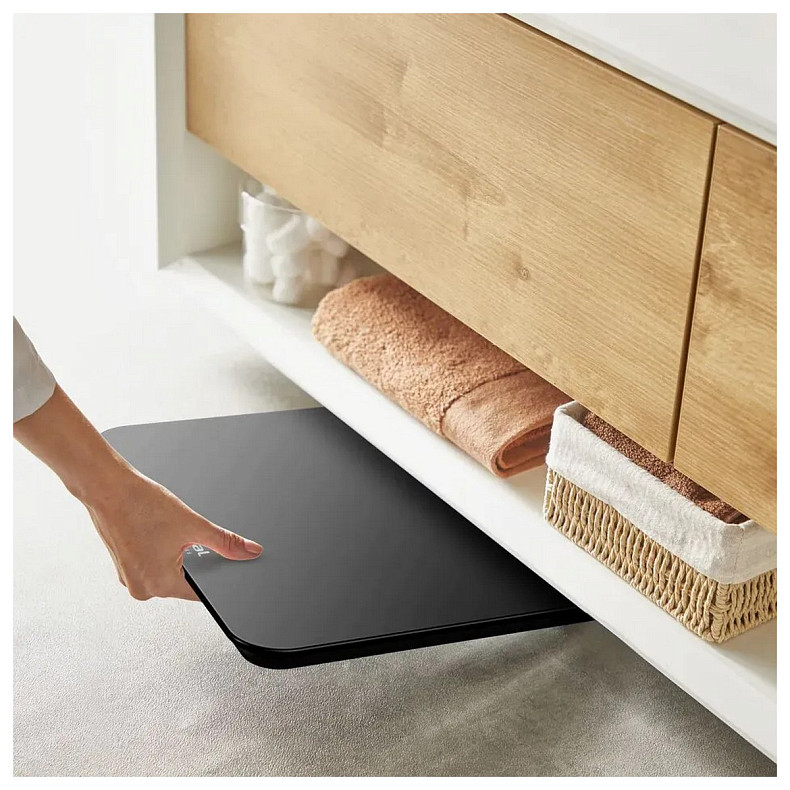 Ваги Tefal підлогові Premiss, 160кг, AAAx2 в комплекті, скло, чорний