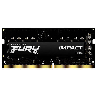 ОЗП Kingston Fury Impact DDR4 SO-DIMM 16GB 3200MHz (KF432S20IB 16)