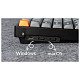 Клавиатура механическая Keychron K2 Max 84Key, K Super Brown, WL/BT/USB-A, QMK, EN/UKR, RGB, черный