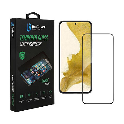 Защитное стекло BeCover для Samsung Galaxy S22 SM-S901 Black (707314)