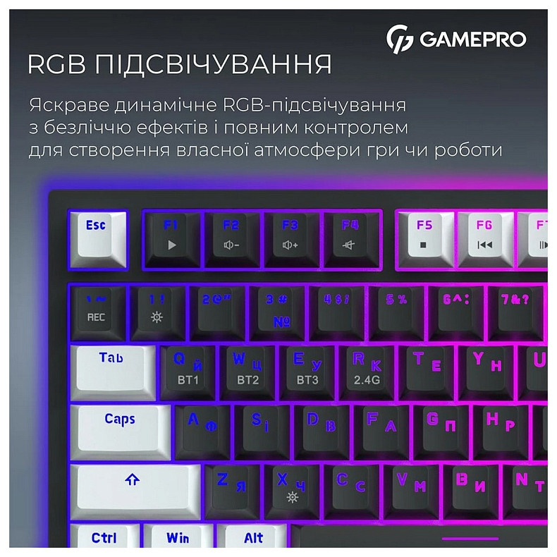 Клавиатура GamePro Asgard Valhalla Pro Black (MK160B-D-Pro)