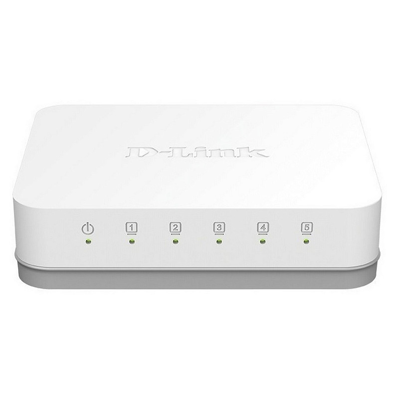 Комутатор D-Link GO-SW-5G/E 5xGE, Некерований