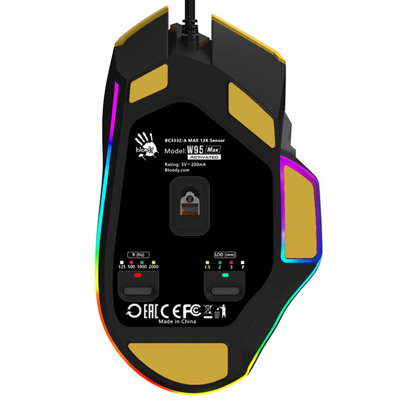 Миша Bloody W95 Max (Sports Lime)