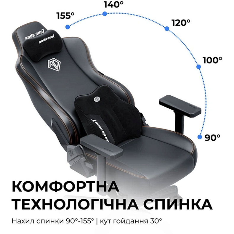 Крісло ігрове Anda Seat Kaiser 3E XL Pink Fabric