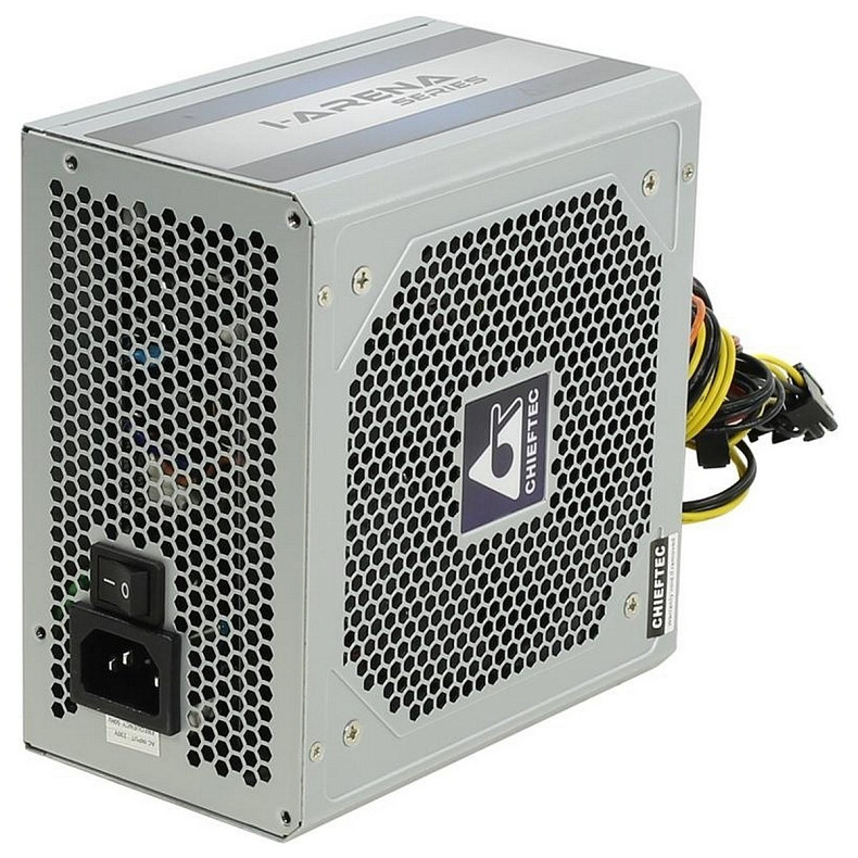 Блок Живлення Chieftec GPC-600S, ATX 2.3, APFC, 12cm fan, КПД 80%, bulk
