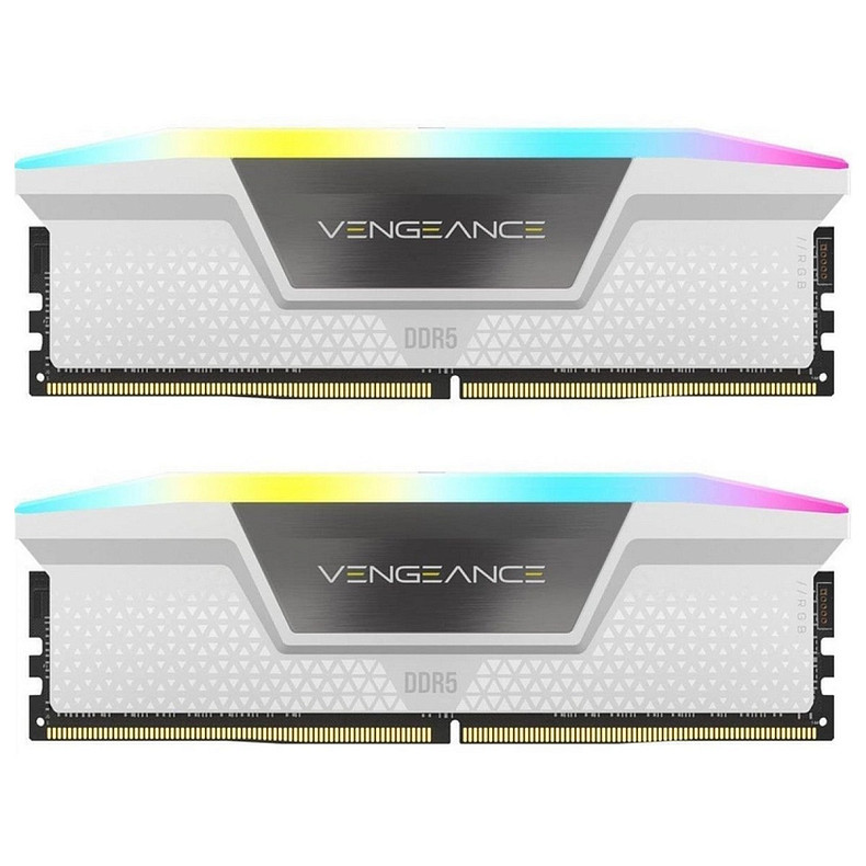 ОЗП Corsair DDR5 2x16GB/6400 Vengeance RGB White (CMH32GX5M2B6400C36W)