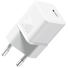 Мережевий зарядний пристрій Baseus GaN5 Fast Charger(mini) 1C 20W EU White (CCGN050102)