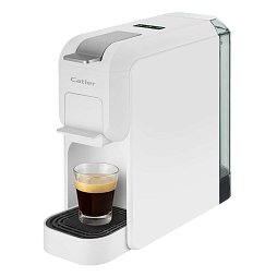 Кофеварка Catler капсульная Porto 0.8л, капсулы, молотый кофе, механическое управление, белый