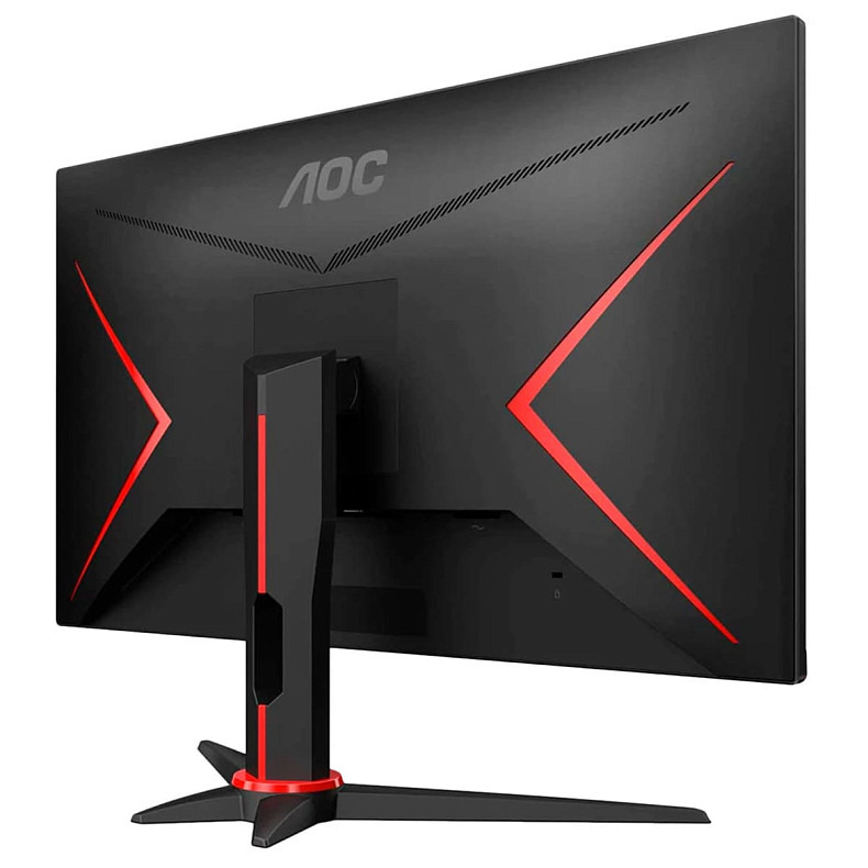 Монитор 23.8" AOC 24G2ZE/BK, IPS, 240Hz, 0.5ms, HDMI, DP, черный с красным