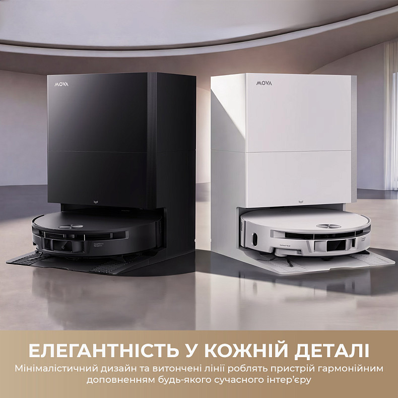 Робот-пылесос моющий MOVA S70 Roller Black